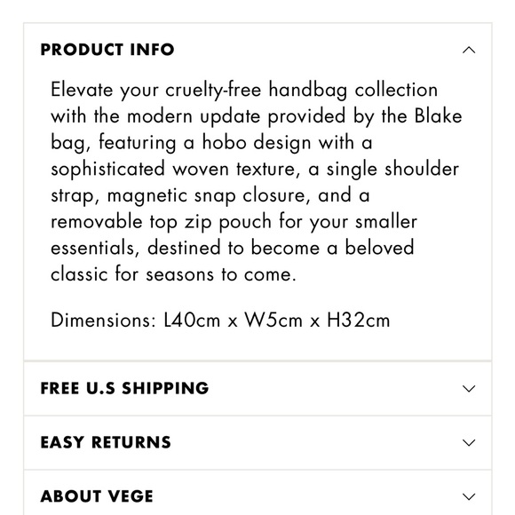 Vege New York Blake Bag - Picture 8 of 8